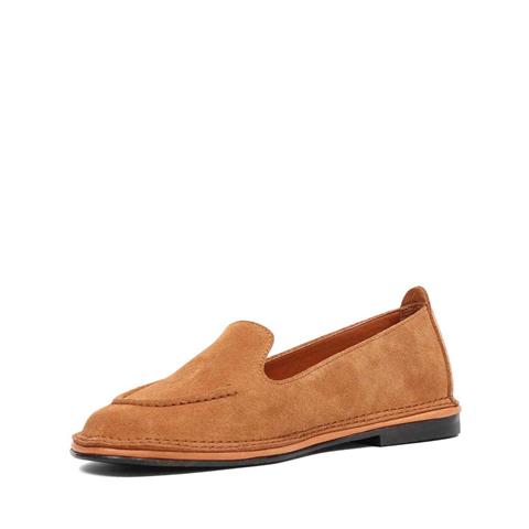 Kadın Taba Süet Deri Ayakkabı