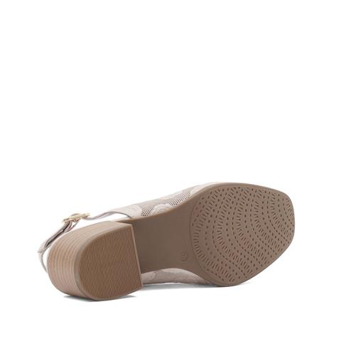 Kadın Vizon Bilekten Bantlı Deri Klasik Ayakkabı