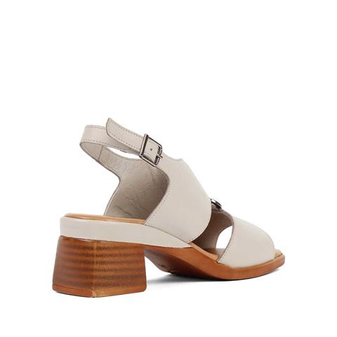 Kadın Vizon Bilekten Bantlı Deri Sandalet