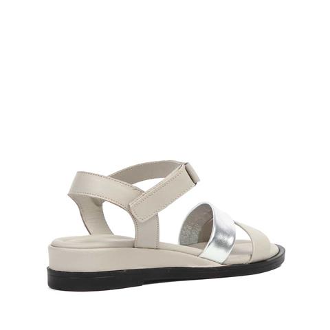 Kadın Vizon Bilekten Bantlı Deri Sandalet