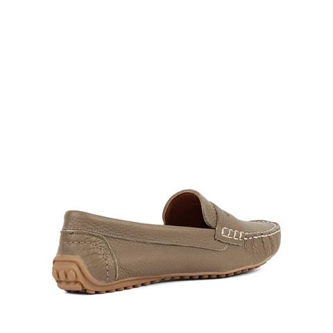 Kadın Vizon Deri Loafer