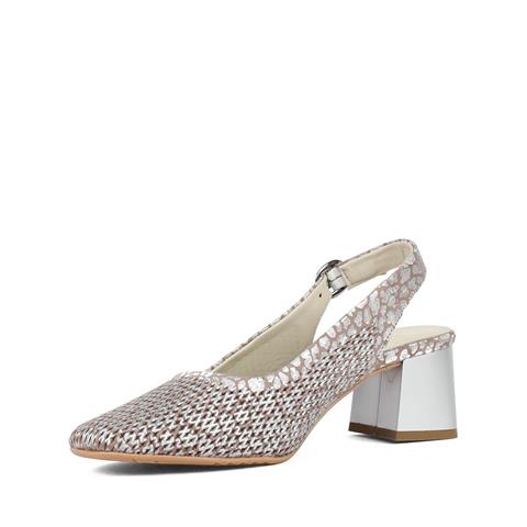 Kadın Vizon Desenli Deri Klasik Ayakkabı