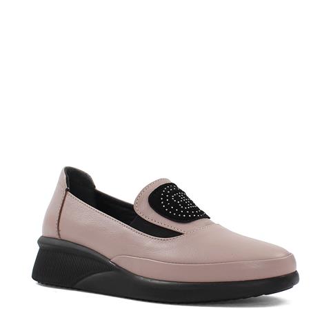 Kadın Vizon Dolgu Topuklu Deri Ayakkabı