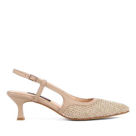 Kadın Vizon İnce Topuklu Deri Klasik Ayakkabı