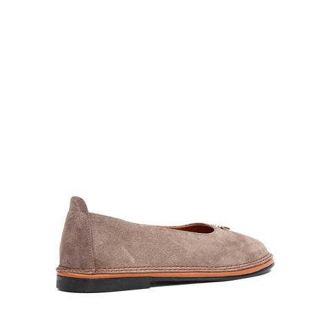 Kadın Vizon Süet Deri Ayakkabı