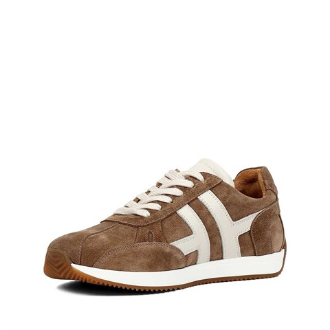 Kadın Vizon Süet Deri Sneaker