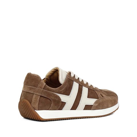 Kadın Vizon Süet Deri Sneaker