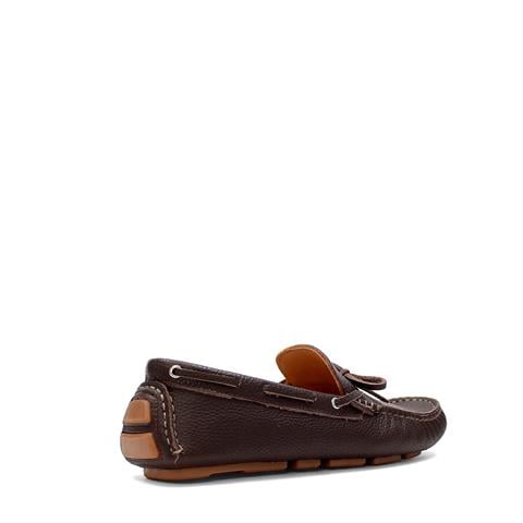 Erkek Kahverengi Deri Loafer