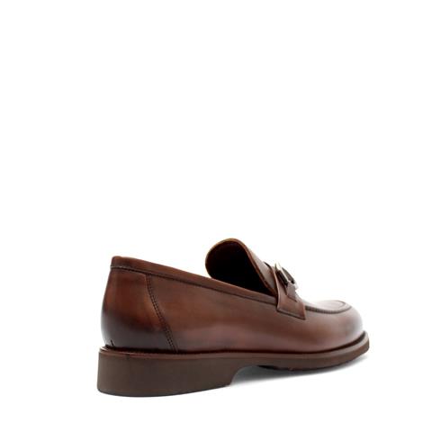 Erkek Kahverengi Deri Loafer