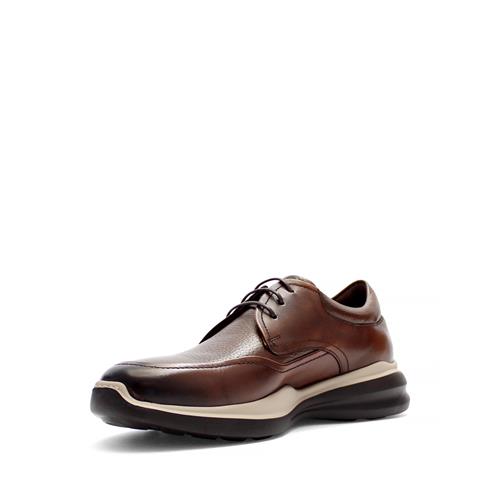 Erkek Kahverengi Bağcıklı Deri Günlük Ayakkabı