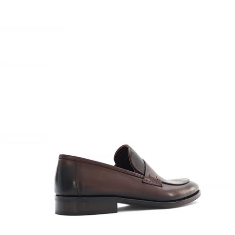 Erkek Kahverengi Deri Klasik Ayakkabı