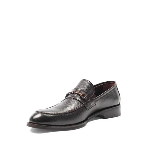 Erkek Kahverengi Deri Loafer