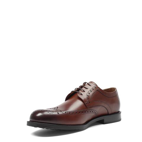 Erkek Kahverengi Bağcıklı Deri Klasik Ayakkabı