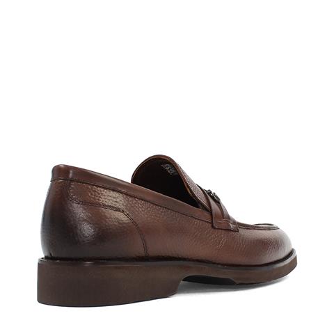 Erkek Kahverengi Deri Loafer