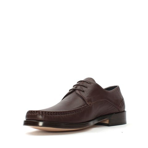 Erkek Kahverengi Bağcıklı Deri Rok Ayakkabı