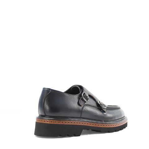 Erkek Lacivert Deri Loafer