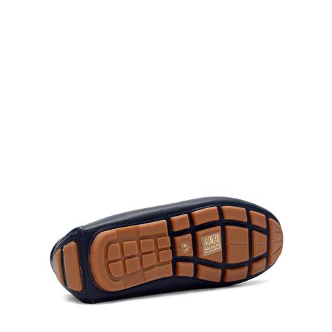 Erkek Lacivert Deri Loafer