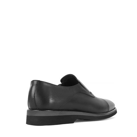 Erkek Siyah Deri Loafer