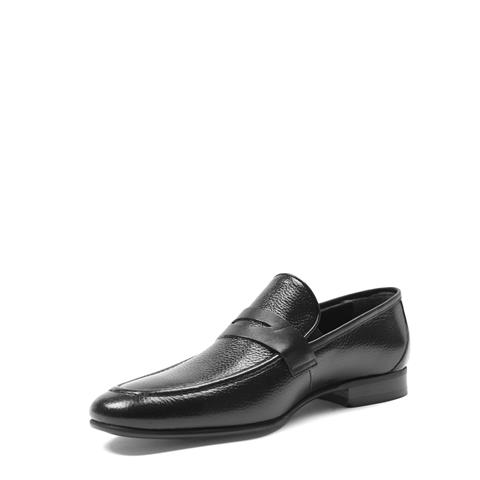 Erkek Siyah Deri Loafer