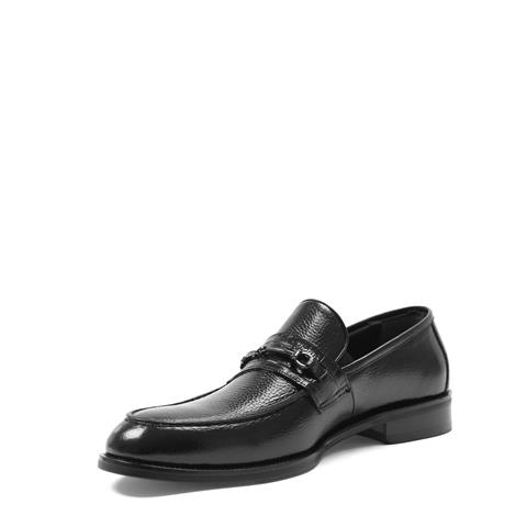 Erkek Siyah Deri Loafer