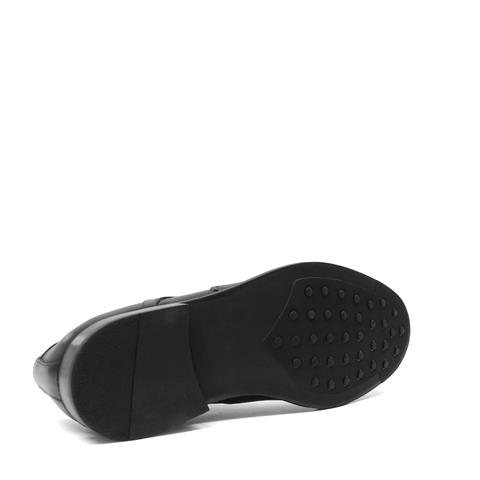 Erkek Siyah Bağcıklı Deri Klasik Ayakkabı