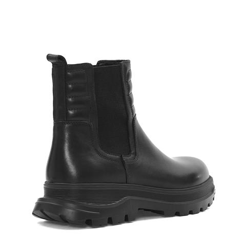 Erkek Siyah Deri Chelsea Bot