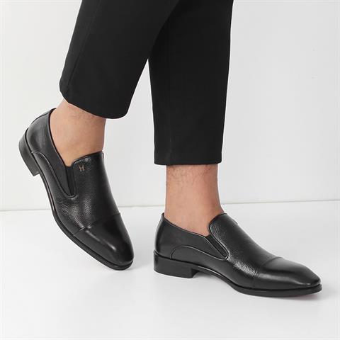 Erkek Siyah Deri Klasik Ayakkabı