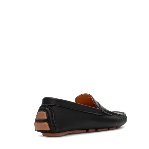 Erkek Siyah Deri Loafer