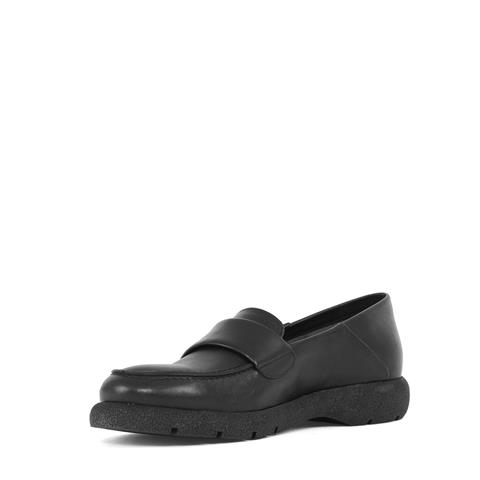 Kadın Siyah Deri Loafer