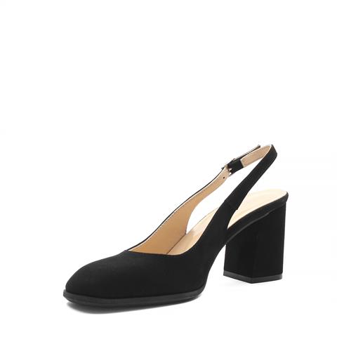 Kadın Bilekten Bantlı Süet Deri Klasik Ayakkabı