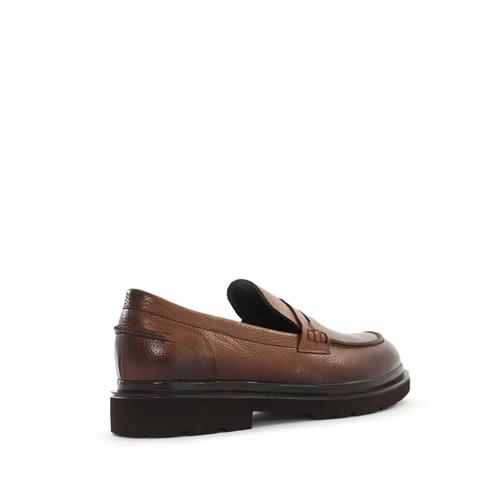 Erkek Taba Deri Loafer