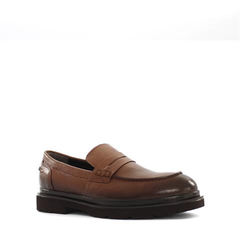 Erkek Taba Deri Loafer