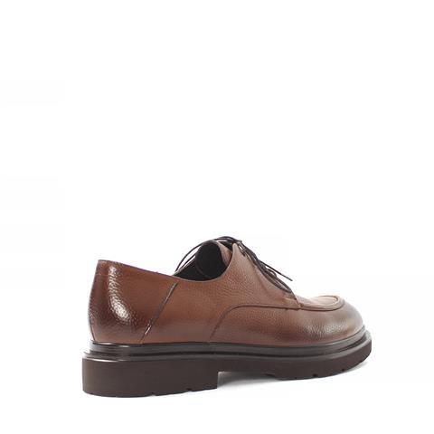 Erkek Taba Bağcıklı Deri Günlük Ayakkabı