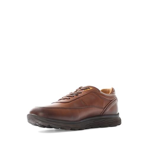 Erkek Taba Bağcıklı Deri Günlük Ayakkabı