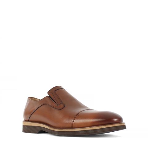 Erkek Taba Deri Loafer
