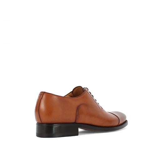 Erkek Taba Bağcıklı Deri Klasik Ayakkabı