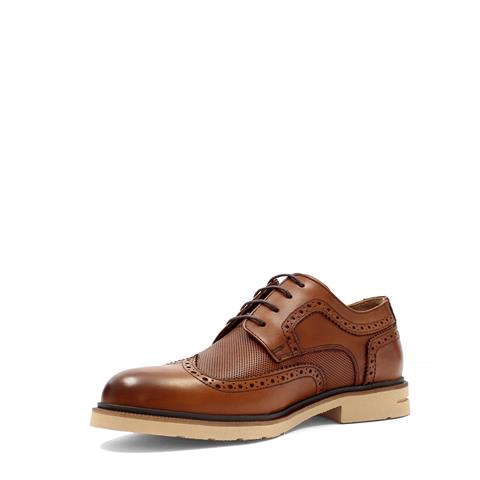 Erkek Taba Bağcıklı Deri Günlük Ayakkabı