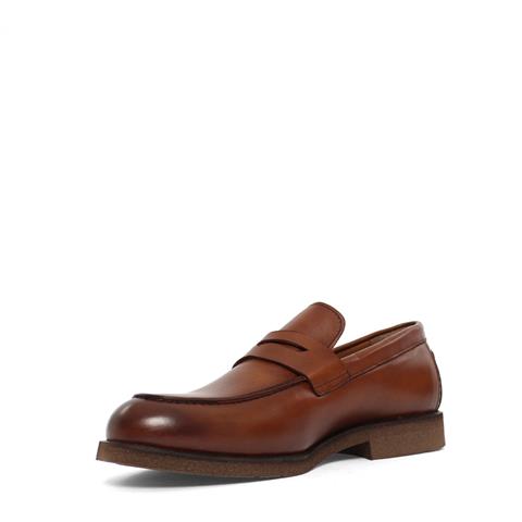 Erkek Taba Deri Loafer