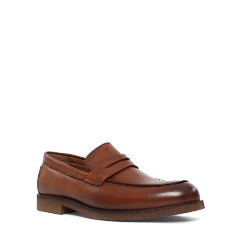 Erkek Taba Deri Loafer