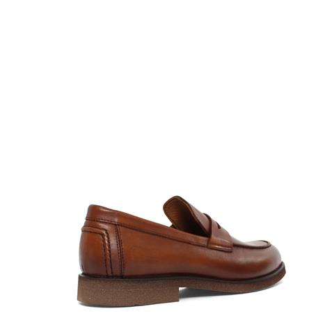 Erkek Taba Deri Loafer