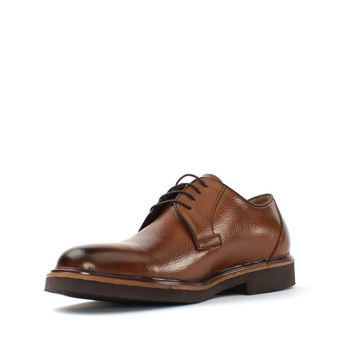 Erkek Taba Bağcıklı Deri Günlük Ayakkabı