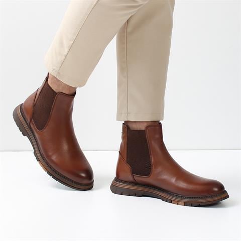 Erkek Taba Deri Chelsea Bot