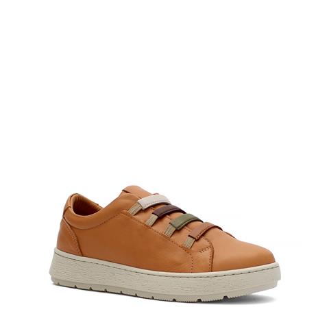 Kadın Taba Bağcıklı Kalın Tabanlı Deri Ayakkabı