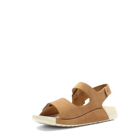 Kadın Taba Önü Cırt Cırtlı Nubuk Deri Sandalet