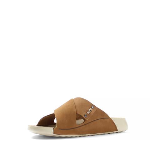 Kadın Taba Zımba Detaylı Nubuk Deri Terlik