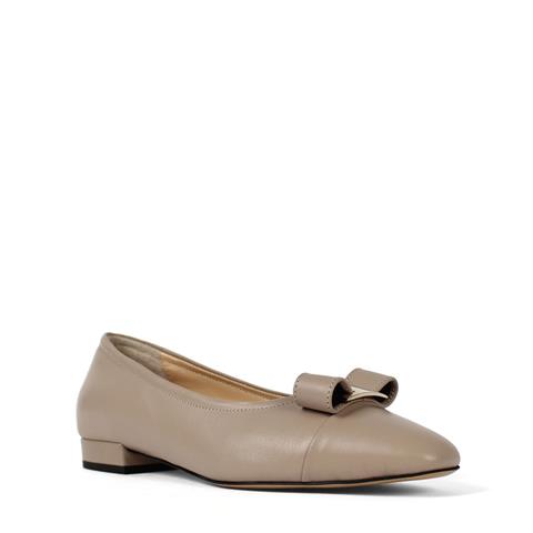 Kadın Vizon Tokalı Deri Babet