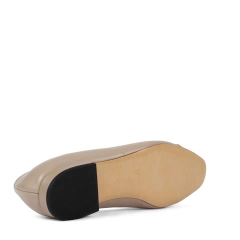 Kadın Vizon Tokalı Deri Babet