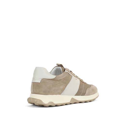 Erkek Vizon Bağcıklı Süet Deri Sneaker