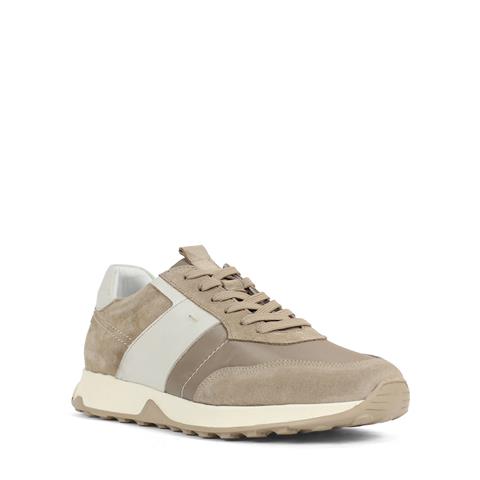 Erkek Vizon Bağcıklı Süet Deri Sneaker