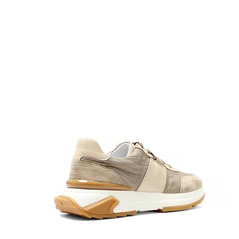 Erkek Vizon Bağcıklı Kalın Tabanlı Süet Deri Sneaker